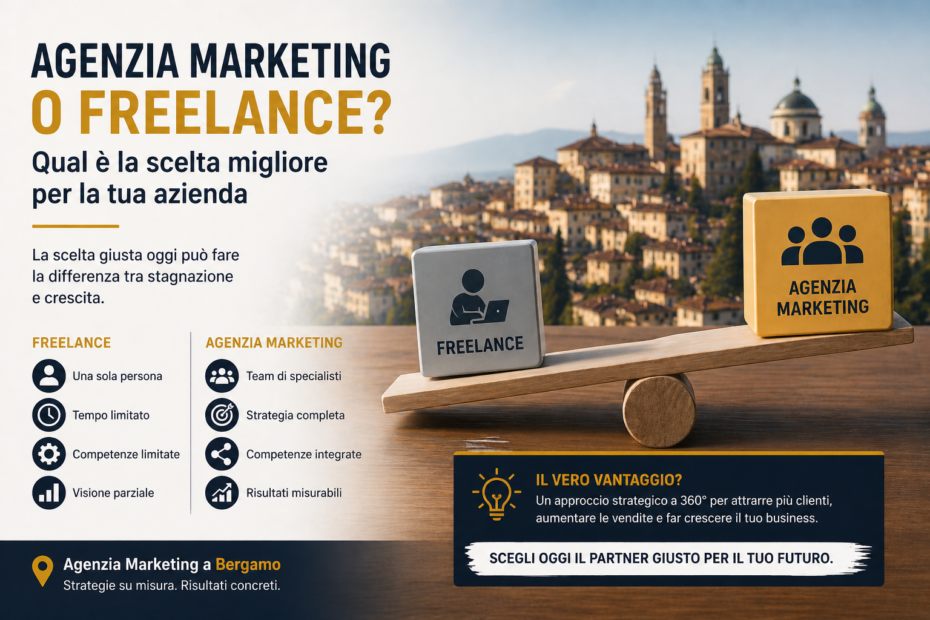 agenzia di marketing a bergamo o freelance